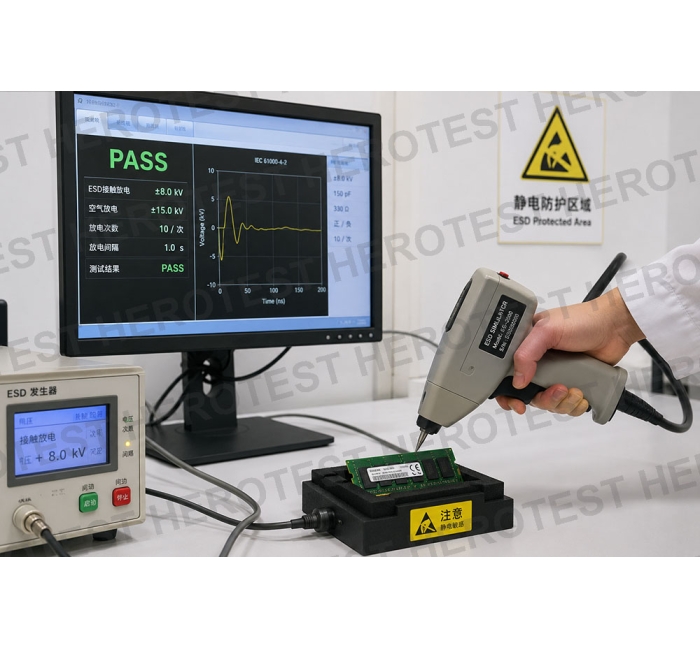 内存/SSD 静电放电(ESD)测试服务